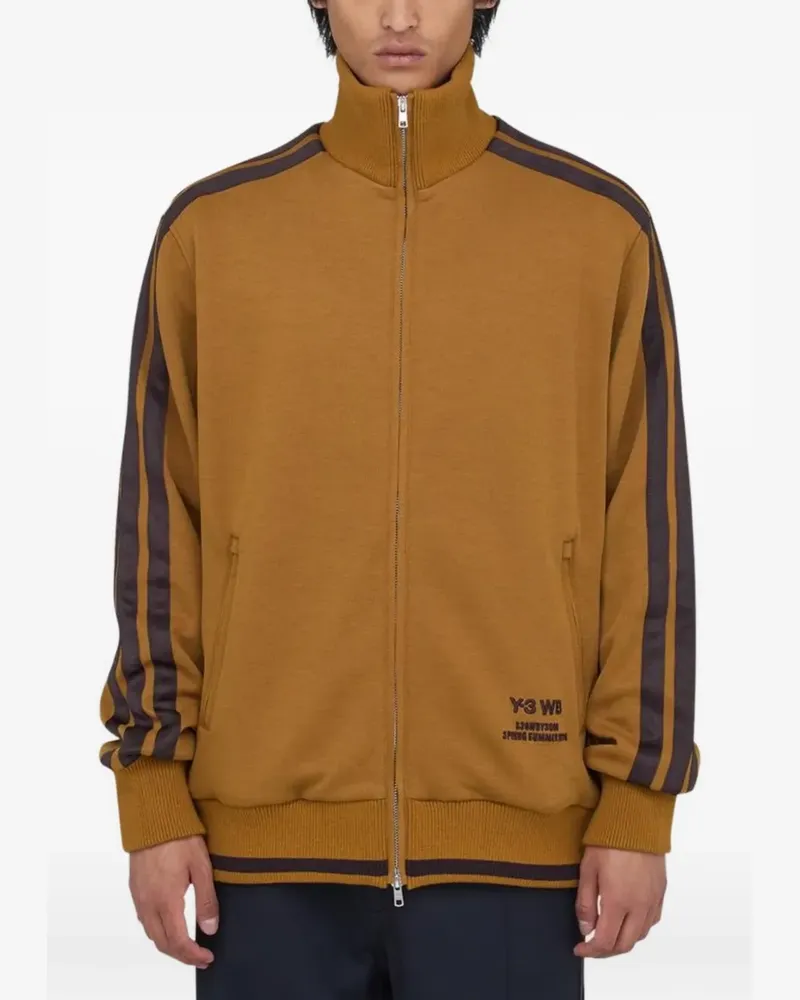 adidas x Yohji Yamamoto WBY-3 Sportjacke mit Seitenstreifen - Braun Braun