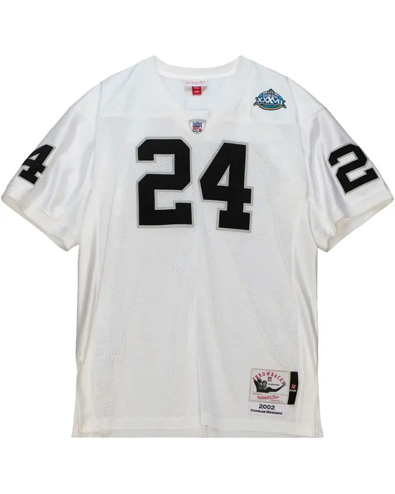 Mitchell & Ness NFL Super Bowl "Raiders 2002 Charles Woodson" Trikot - Weiß Weiß