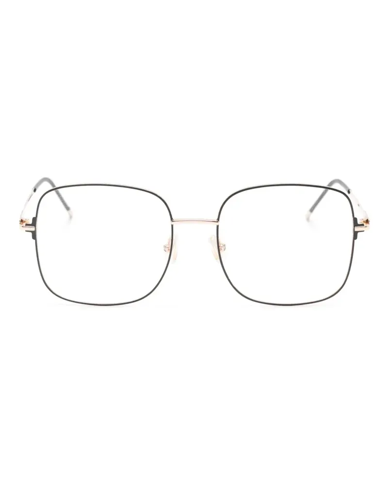 HUGO BOSS square-frame glasses - Gold Gold
