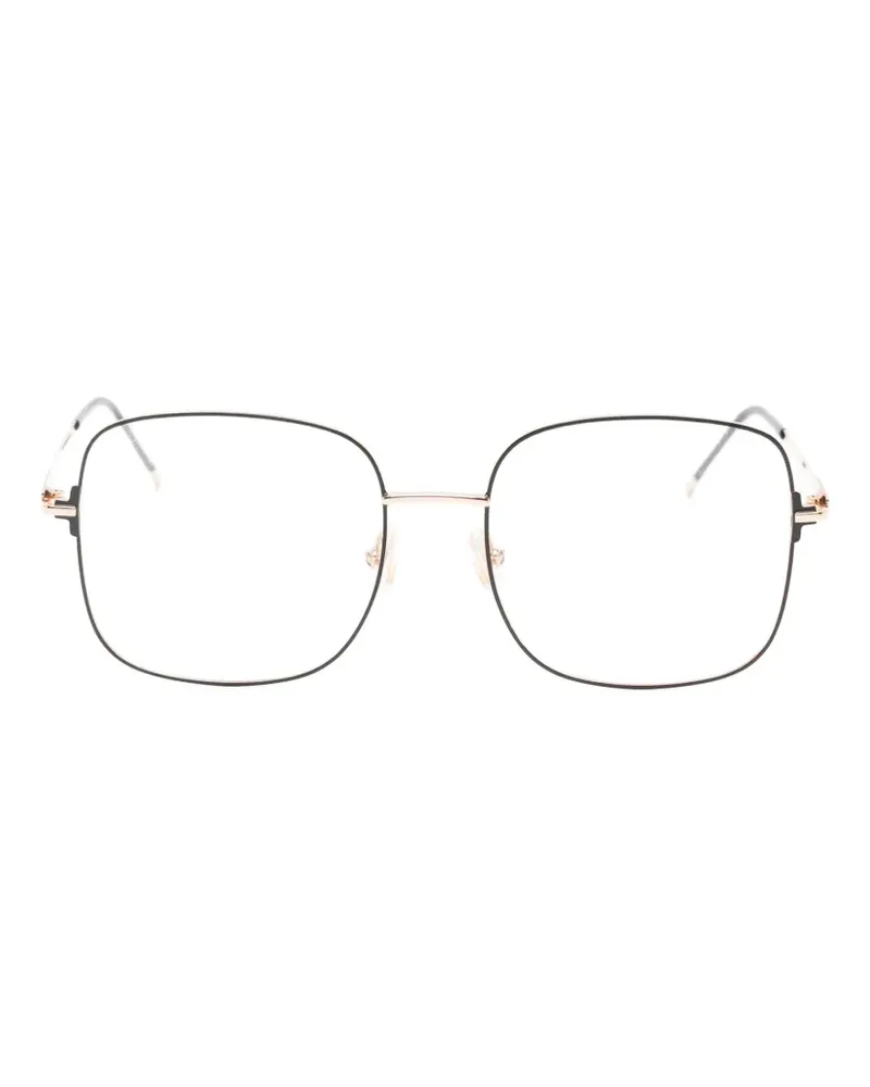 HUGO BOSS square-frame glasses - Gold Gold