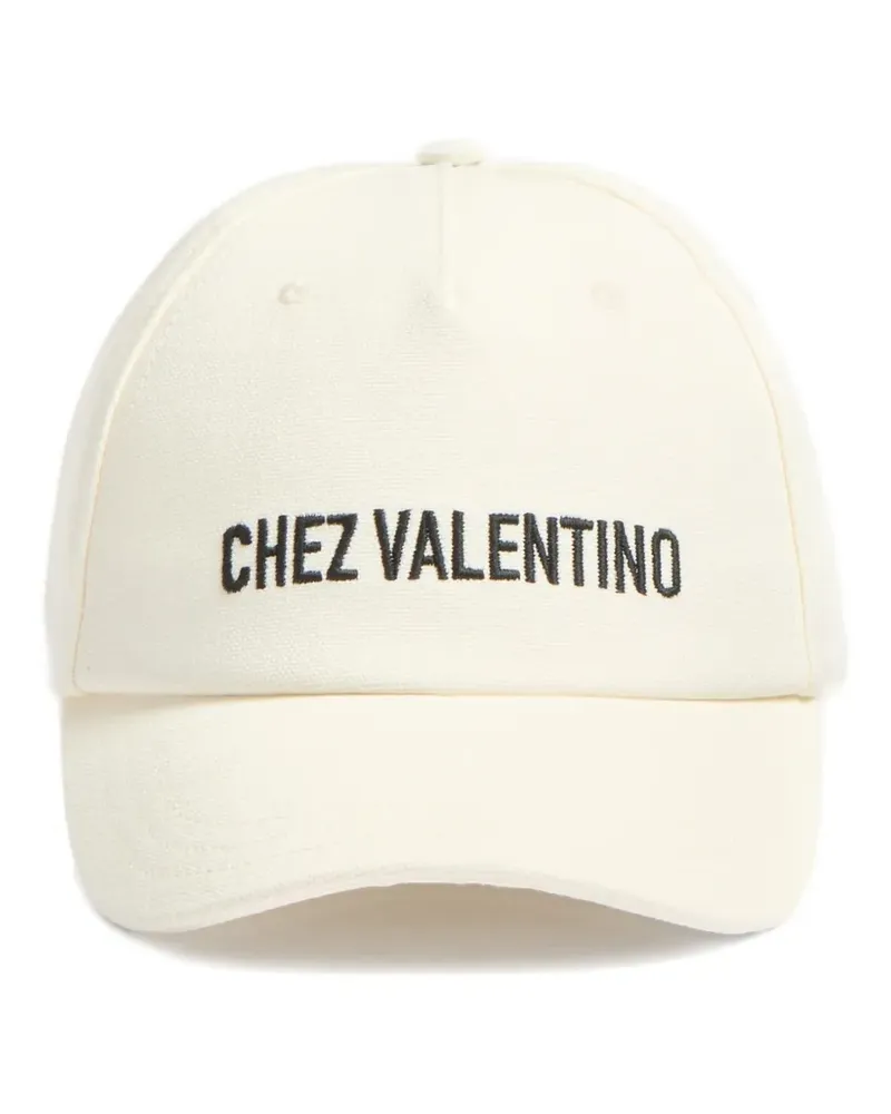 Valentino Garavani Baseballkappe mit Stickerei - Nude Nude