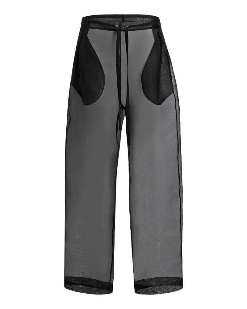 KHAITE Hose aus Seide - Schwarz Schwarz