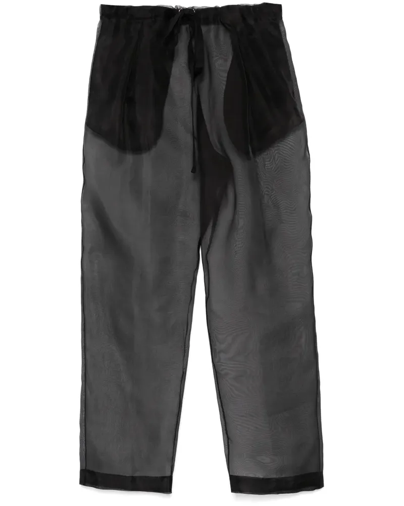KHAITE Hose aus Seide - Schwarz Schwarz