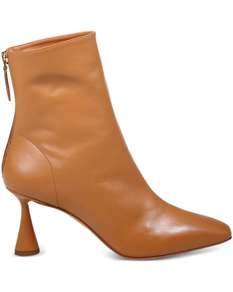 Aquazzura Amore Stiefel mit Reißverschluss 70mm - Braun Braun