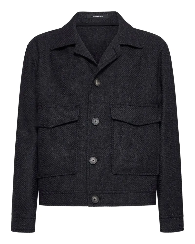 Tagliatore Jacke mit Klappentasche - Grau Grau