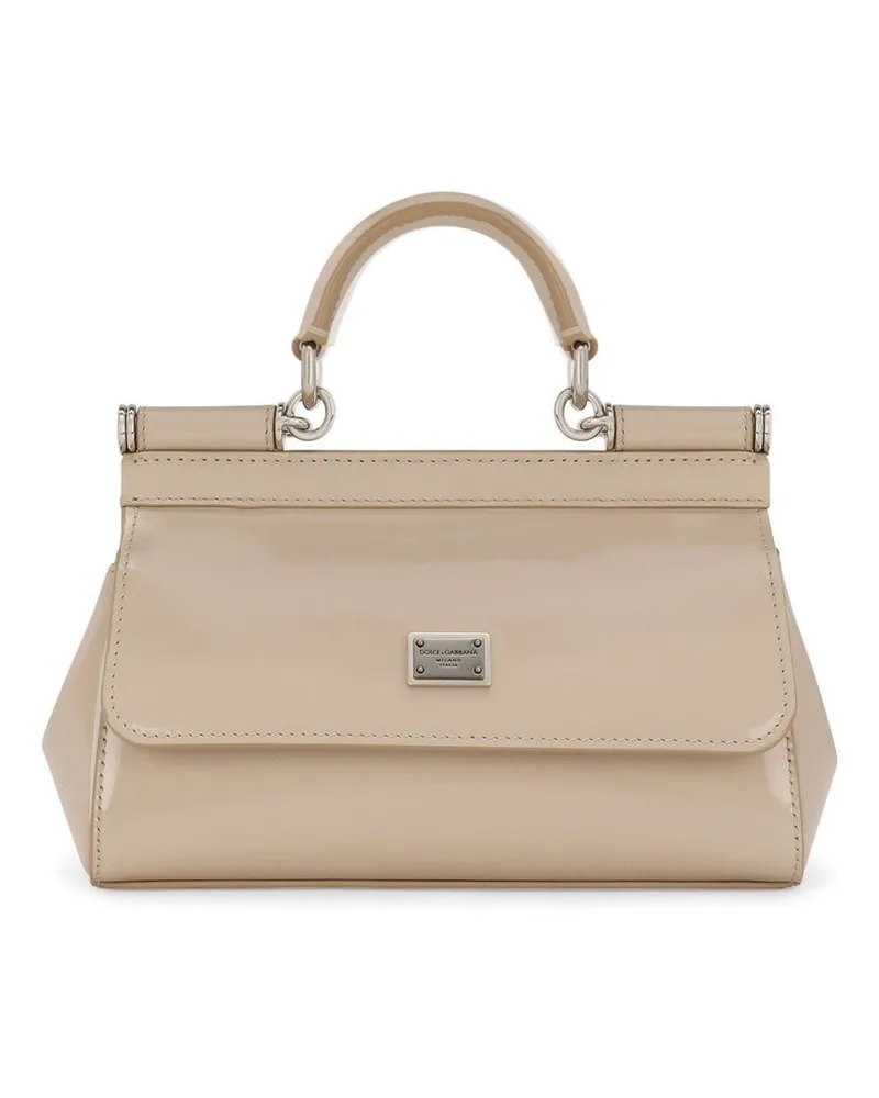 Dolce & Gabbana Kleine KIM DOLCE&GABBANA Sicily Handtasche - Nude Nude