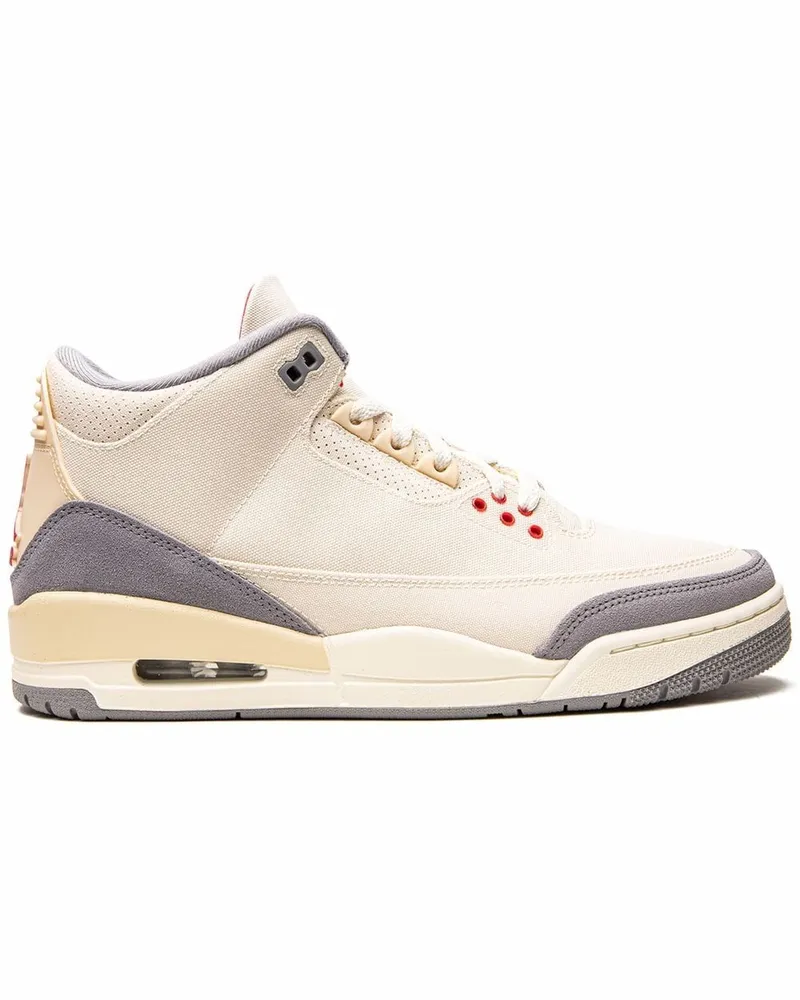 Jordan Air  3 Retro Muslin Sneakers - Nude Nude