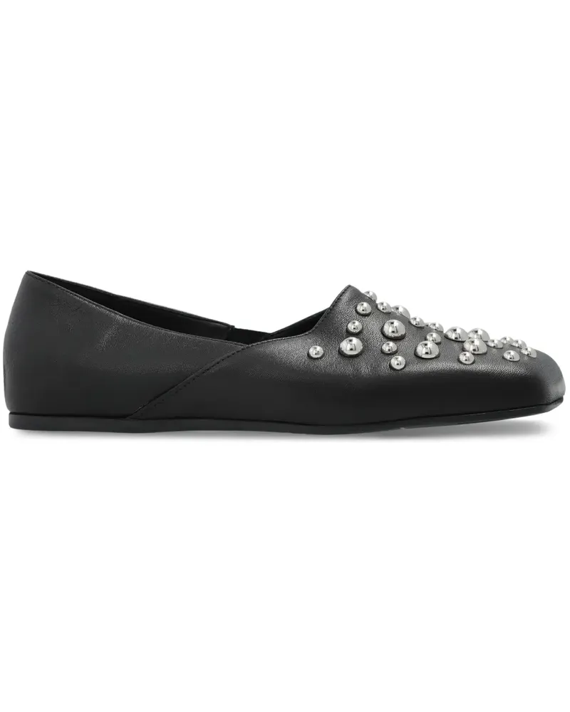 Vic Matié Ballerinas mit Nieten - Schwarz Schwarz