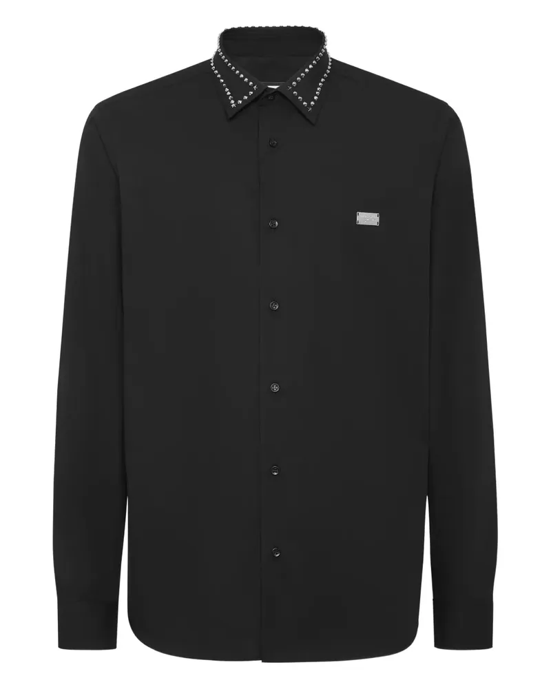 Philipp Plein Sugar Daddy Hemd - Schwarz Schwarz