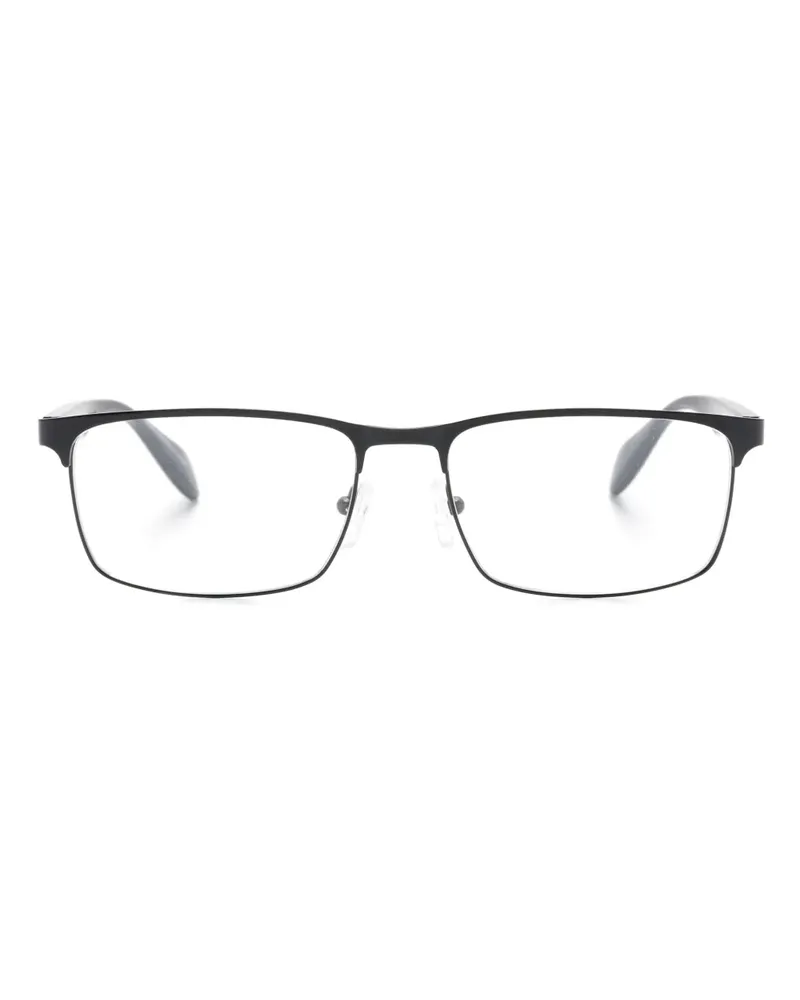Emporio Armani Brille mit eckigem Gestell - Schwarz Schwarz