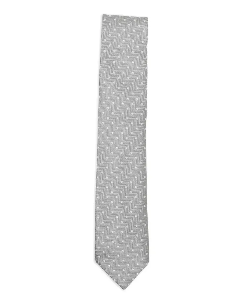 Tom Ford polka-dot silk tie - Grau Grau