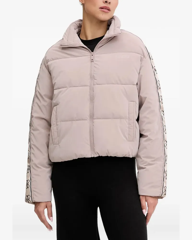 Guess high-neck puffer jacket - Nude Nude