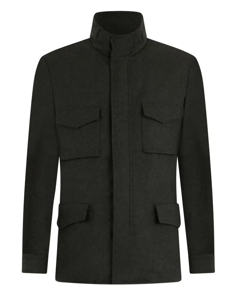 Boglioli Jacke mit Klappentaschen - Grün Grün