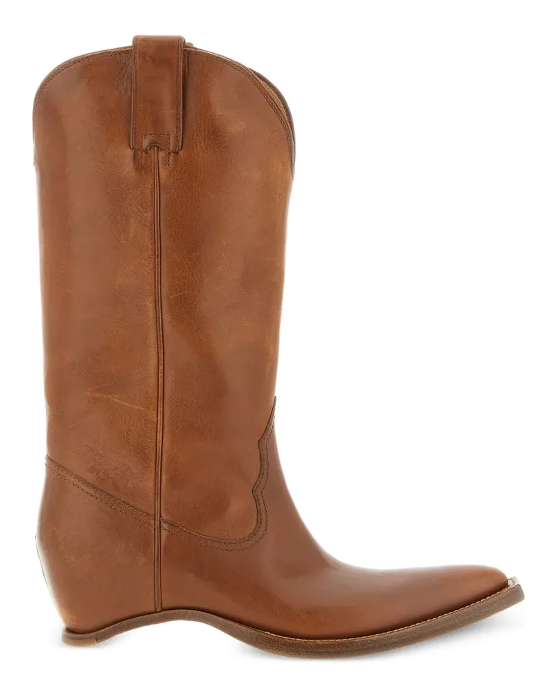 Maison Margiela Stiefel aus Leder - Braun Braun