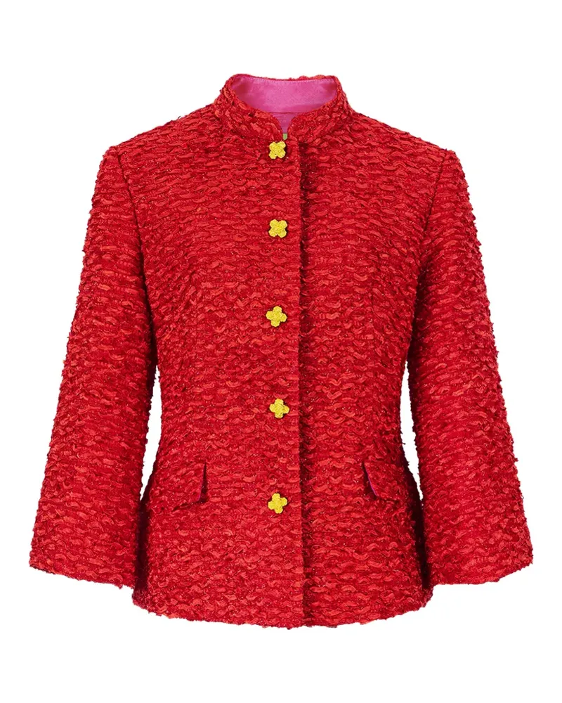 Shanghai Tang Ribbon tweed jacket - Rot Rot