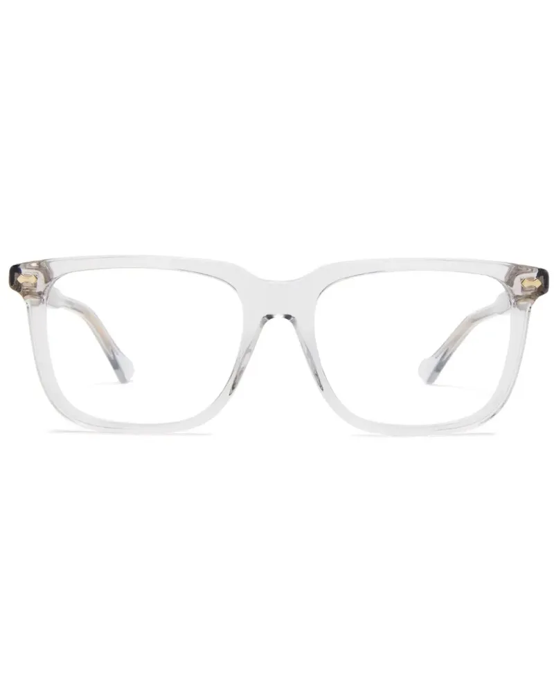Gucci Eckige Brille - Grau Grau