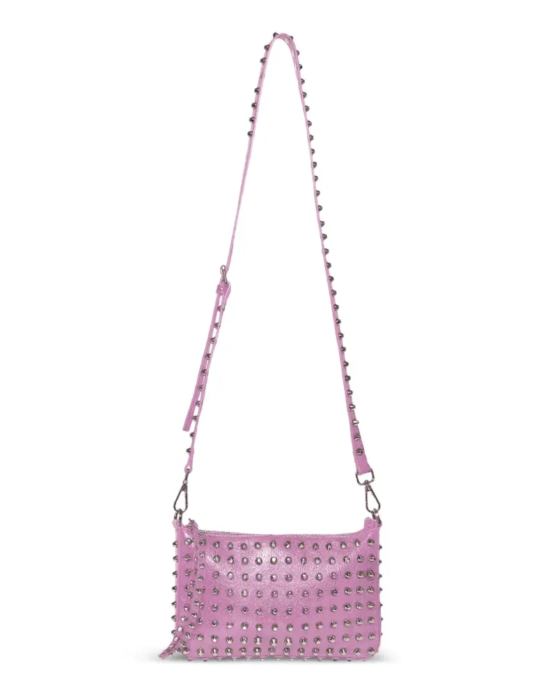 John Richmond mini stud-embellished cross body bag - Violett Violett