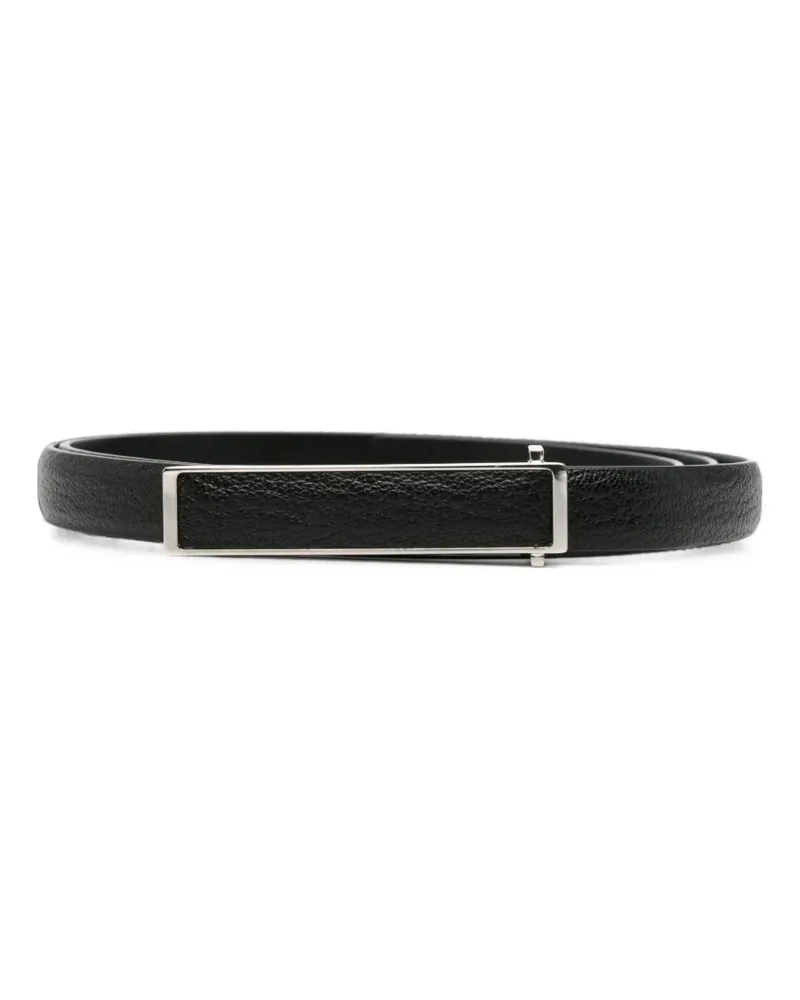 Tom Ford grained-leather belt - Schwarz Schwarz