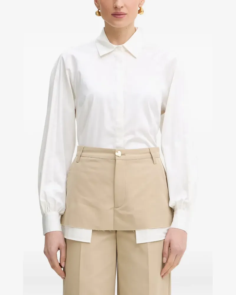 Guess Erika twist-back shirt - Weiß Weiß