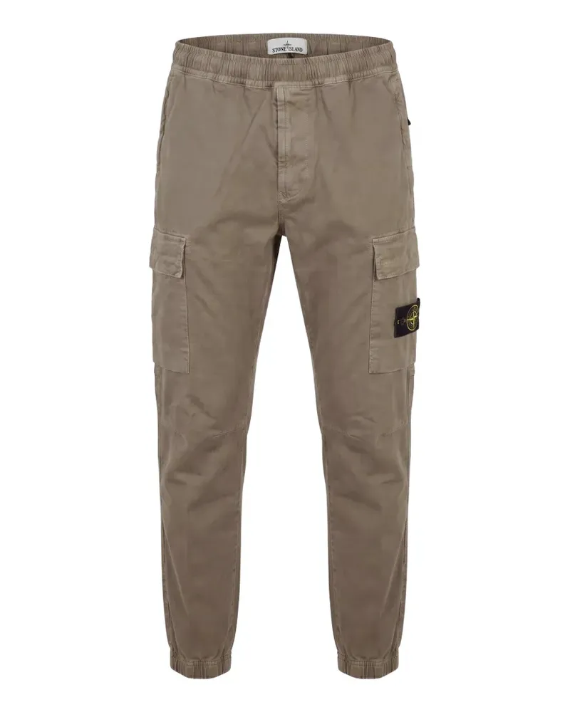 Stone Island logo-patch cargo pants - Grün Grün