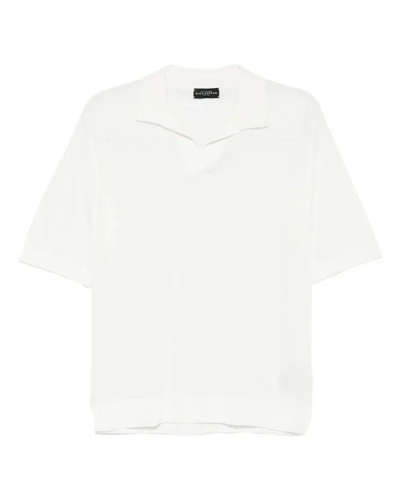 Ballantyne Klassisches Poloshirt - Weiß Weiß