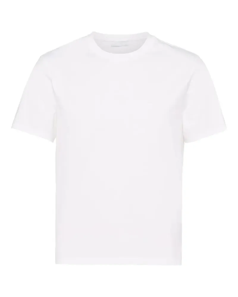 Prada T-Shirt mit Rundhalsausschnitt - Weiß Weiß