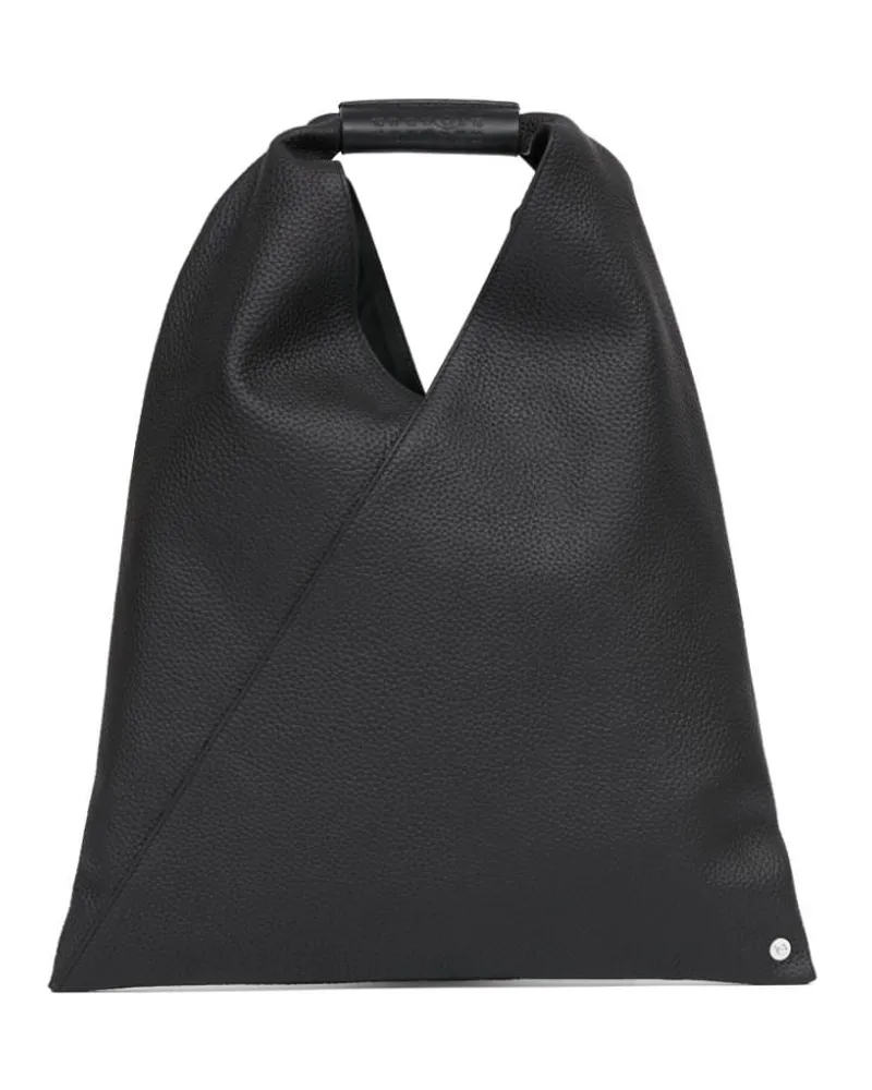 Maison Margiela Kleiner Japanese Shopper - Schwarz Schwarz