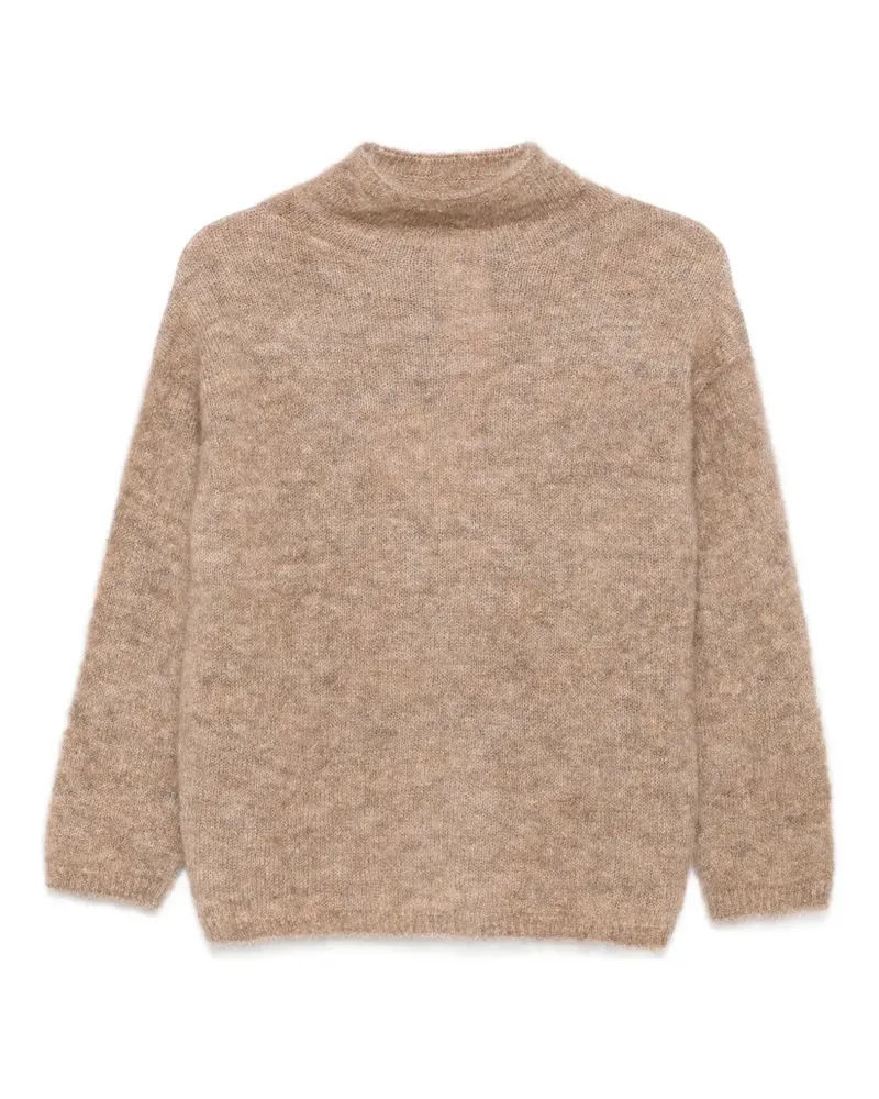 Max Mara Max Mara Pullover mit Stehkragen - Nude Nude