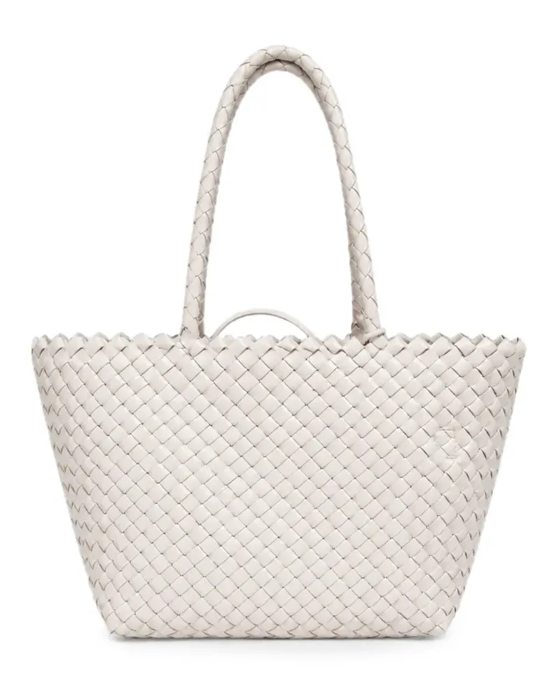 Dragon Diffusion woven leather shoulder bag - Weiß Weiß