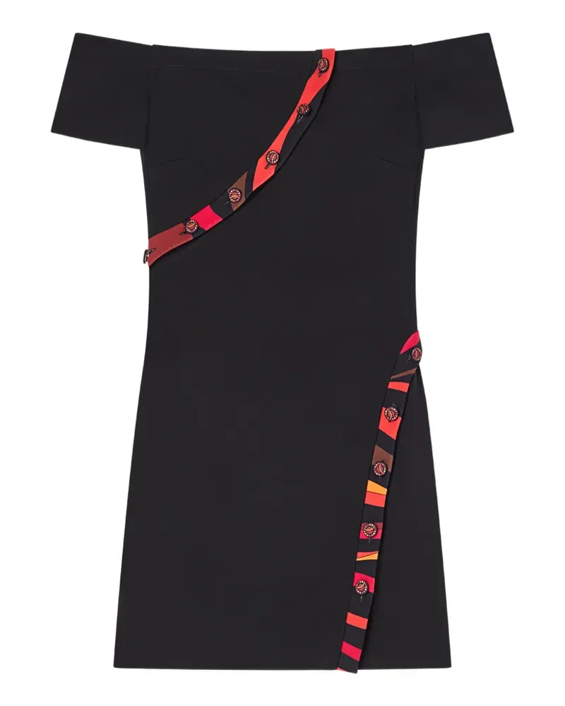 Emilio Pucci off-shoulder dress - Schwarz Schwarz