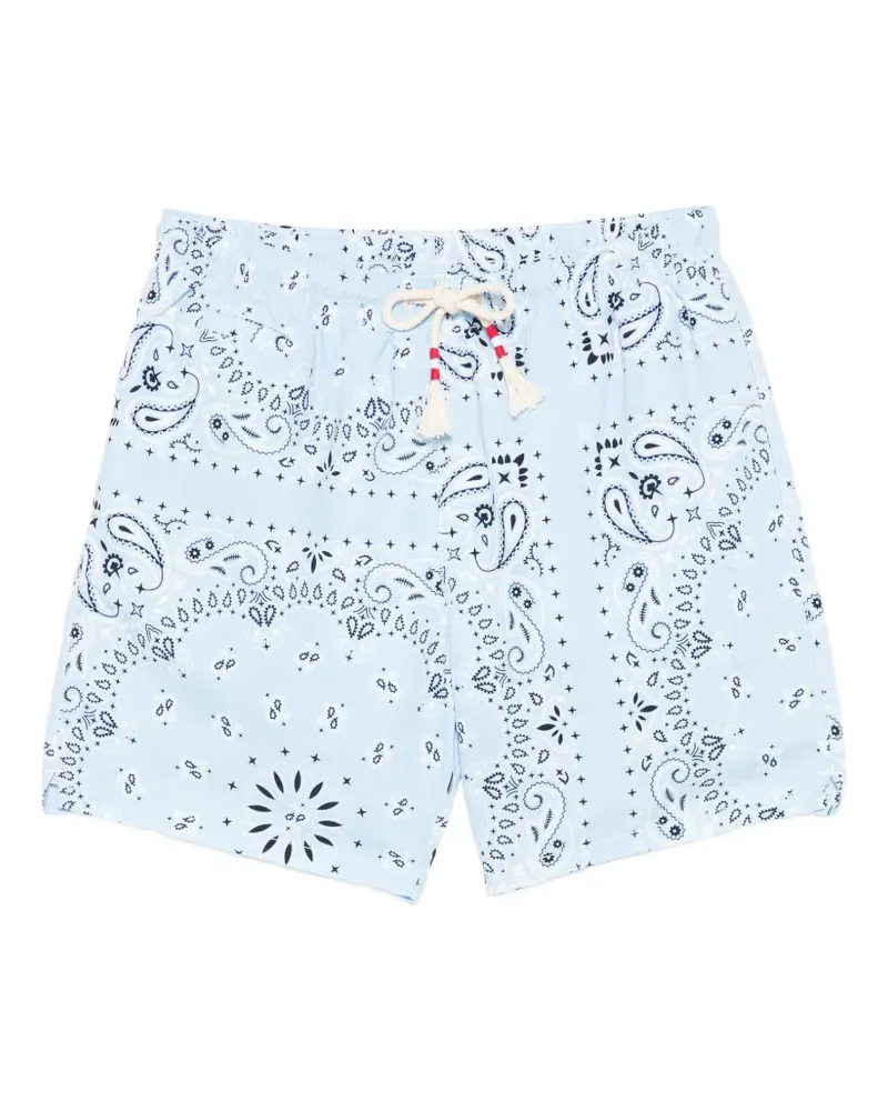 MC2 Saint Barth bandana-pattern swim shorts - Blau Blau