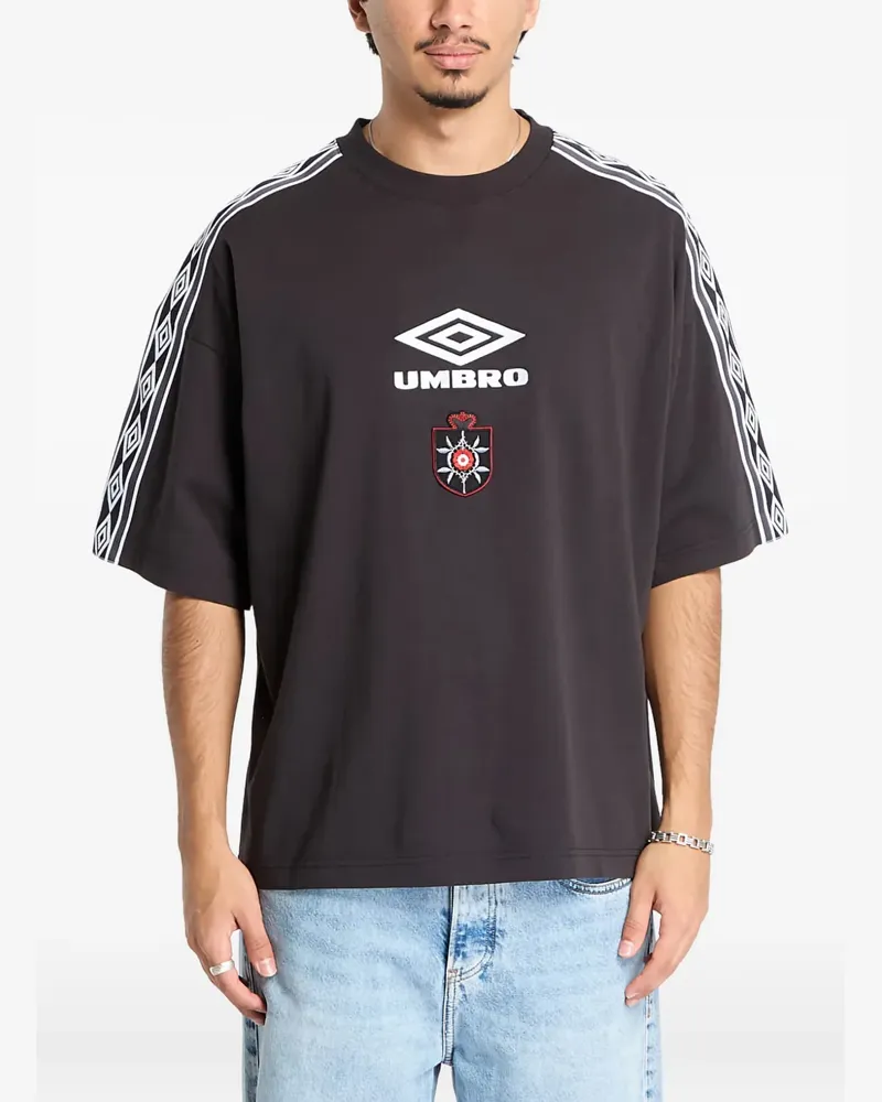 Umbro tape-detail T-shirt - Grau Grau