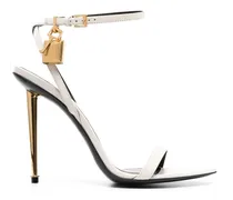 Padlock Sandalen 120mm - Weiß