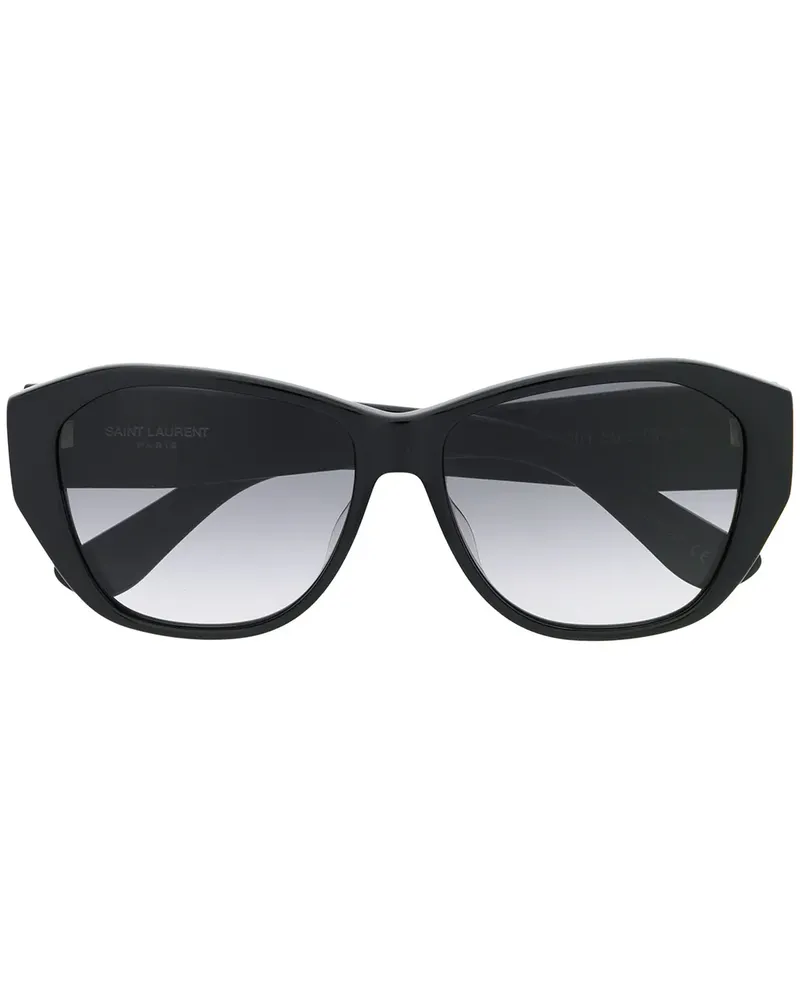 Saint Laurent Monogram' Sonnenbrille - Schwarz Schwarz