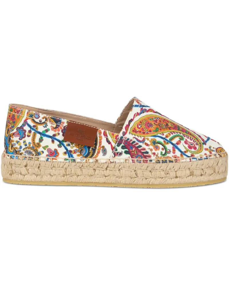 Etro Espadrilles mit Print - Weiß Weiß