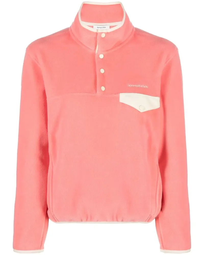 SPORTY & RICH Klassischer Pullover - Rosa Rosa