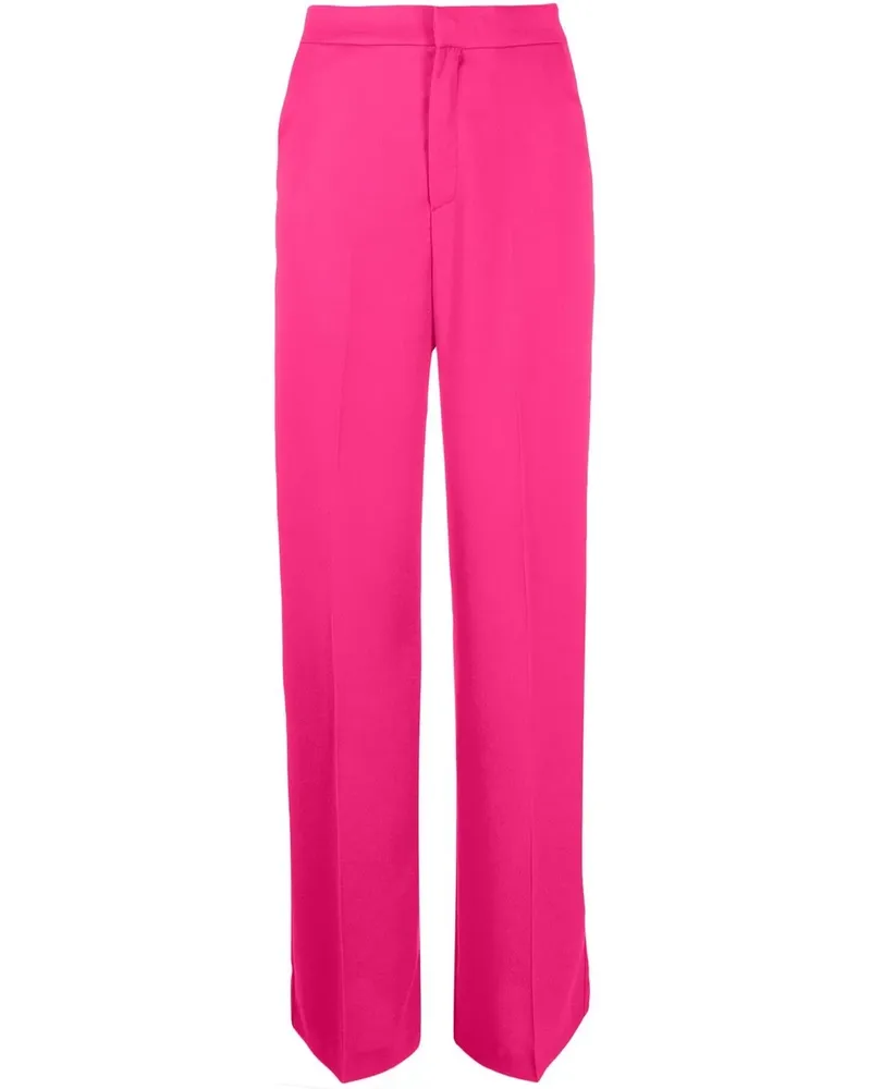 ANDAMANE Klassische High-Waist-Hose - Rosa Rosa