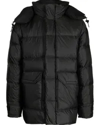 The North Face padded hooded jacket Schwarz