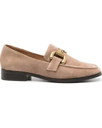 Bibi Lou Zagreb Loafer aus Wildleder Nude