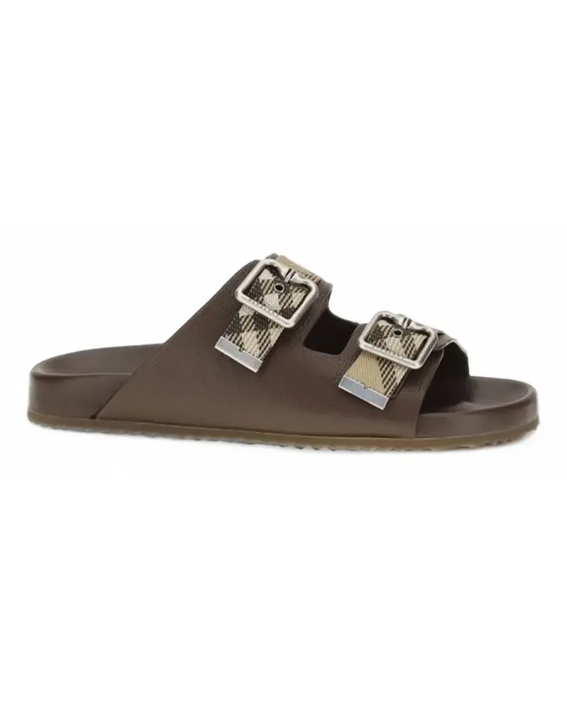 Burberry leather Urchin sandals - Braun Braun
