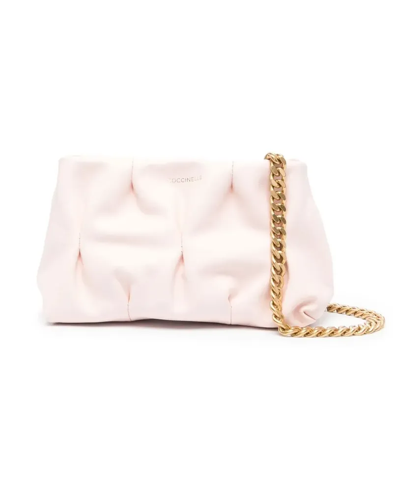 Coccinelle Satchel-Tasche mit Kettenhenkel - Rosa Rosa