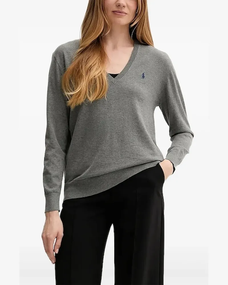 Ralph Lauren Pullover mit V-Ausschnitt - Grau Grau