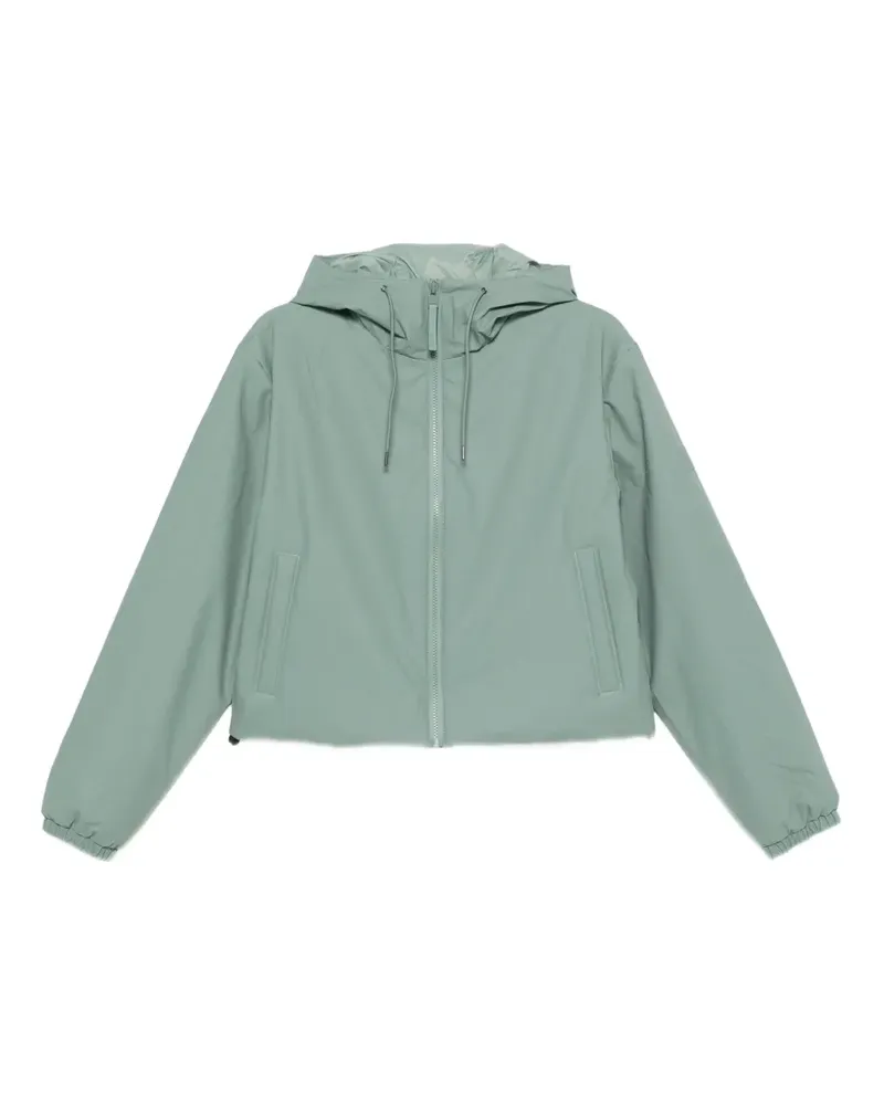 RAINS Kapuzenjacke mit Kordelzug - Grün Grün