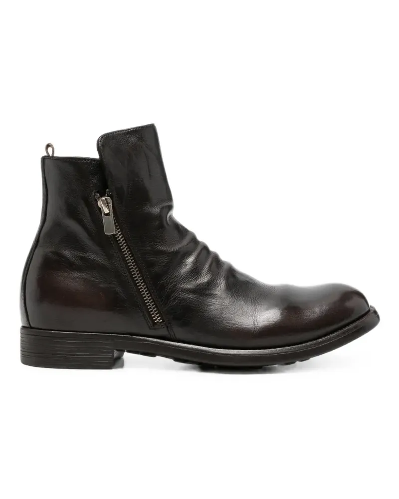 Officine Creative Italia Chronicle 042 Stiefel mit Reißverschluss - Braun Braun