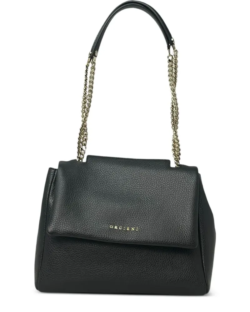 Orciani Kleine Sveva Schultertasche - Schwarz Schwarz