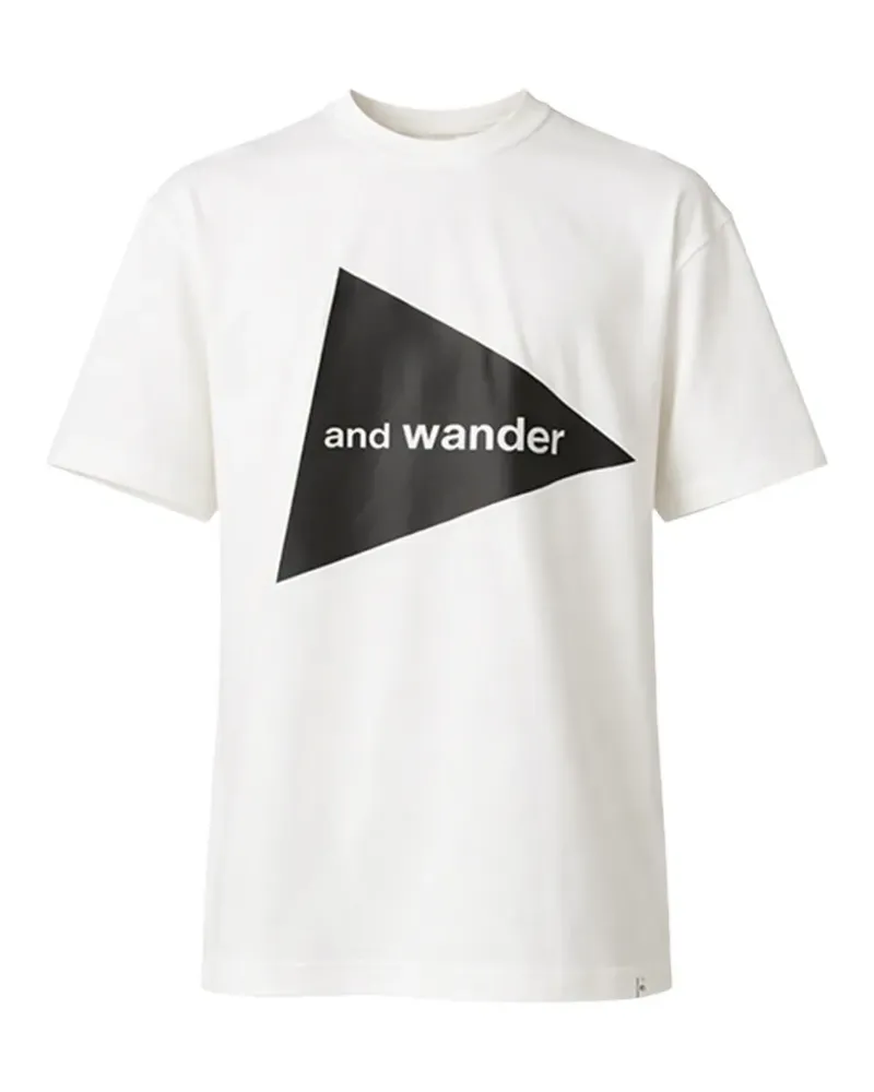 and wander T-Shirt mit Logo-Print - Weiß Weiß