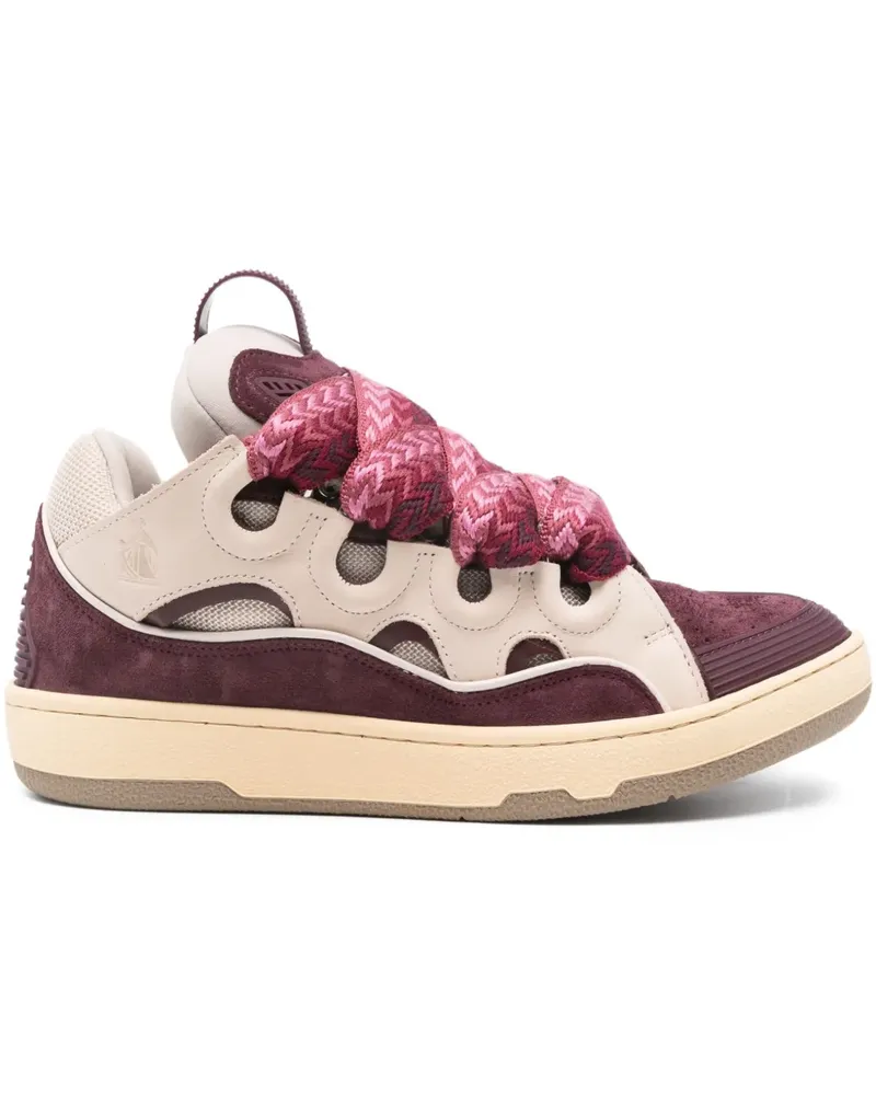 Lanvin Curb Sneakers mit Cut-Out - Rot Rot