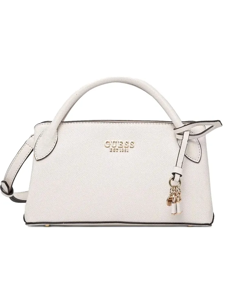 Guess Strukturierte Handtasche - Weiß Weiß