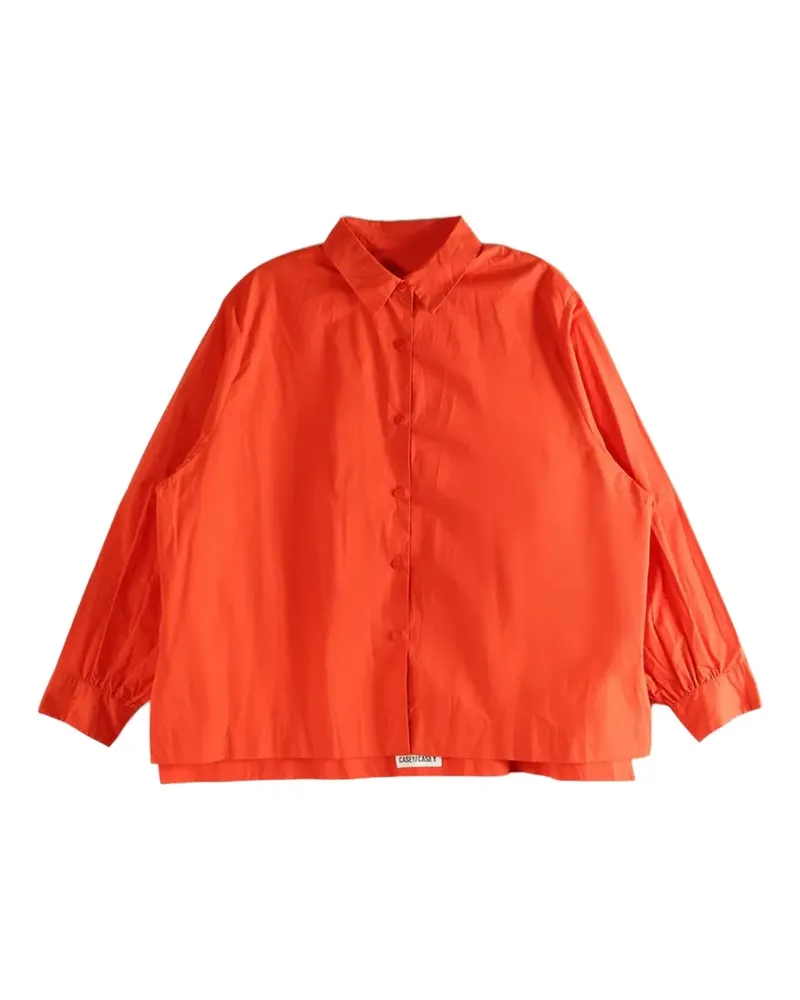 Casey Casey cotton shirt - Orange Orange