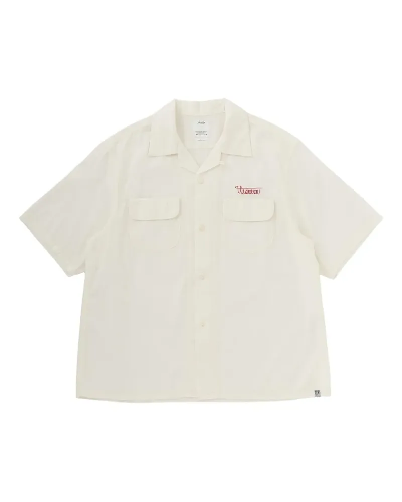 Visvim Hemd mit Logo-Stickerei - Weiß Weiß